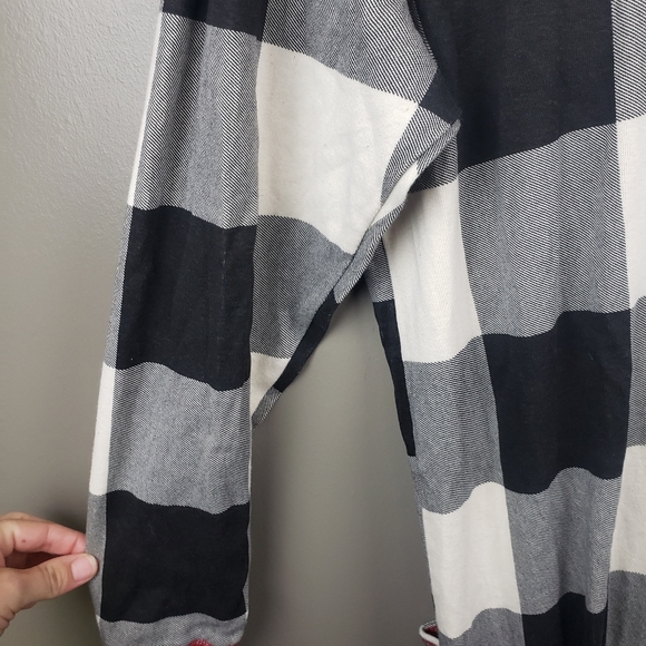 Lazy One Pajamas Sz Large Womens Buffalo Plaid Flap Jack 100% Cotton Long Sleeve - Picture 3 of 12